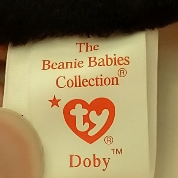 Ty Beanie Baby DOBY the Doberman 1996 - Picture 5 of 7